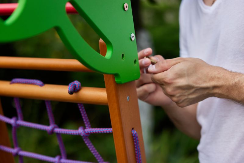 Wooden Swing Set Installation in Littleton, CO